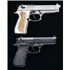 Image 2 : 2 BERETTA MODEL 92FS SEMI AUTO PISTOLS.