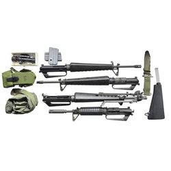AN ASSORTMENT OF AR15/M16 PARTS & ACCESSORIES.
