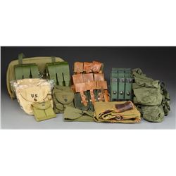 LARGE INTERESTING GROUP OF MACHINE GUN PARTS &