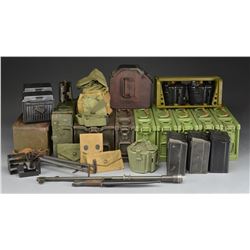 LG. LOT OF ASSORTED MACHINE GUN RELATED