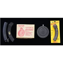 SELECTION OF 22 LR DRUMS & MAGS.