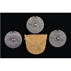 ASSORTMENT OF 3 THOMPSON SMG L DRUMS.