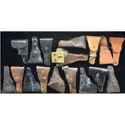 16 MILITARY HOLSTERS.