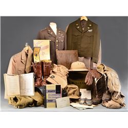 VERY LARGE WWII AMERICAN / ENGLISH PILOT GROUP.