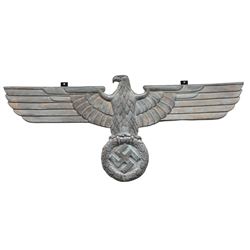 REPRODUCTION WWII GERMAN BRONZE BUILDING OR