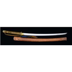 JAPANESE KATANA WITH ANCESTRAL BLADE.