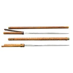 PRESENTATION WW2 SWAGGER STICKS W/ CONCEALED