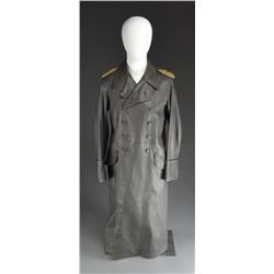 3 WWII TYPE GERMAN OVERCOATS.