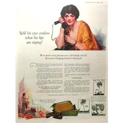 1925 Palmolive Soap Magazine Ad