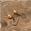 Image 2 : Cultured Pearl & Sterling Silver Drop Earrings