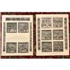 Image 1 : Pair of 19thc Architectural Lithographs, Florence Italy, Ghiberti, Gates of Paradise