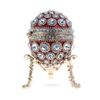 Image 1 : Round Crystals Royal Inspired Russian Trinket Jewel Box