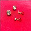 Image 1 : Two Pairs, Swarovski Crystal Post Earrings