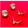 Image 2 : Two Pairs, Swarovski Crystal Post Earrings