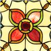 Image 2 : Green Dragonfly Stained Glass Hanging Window Panel