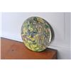 Image 2 : Mid-Century Modern Signed Enamel Tile Plate, Bust of a Woman