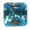 Image 3 : 16ct Blue Princess Cut Cubic Zirconia Diamond Simulant