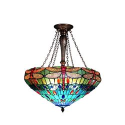 Dragonfly 3-Light Inverted Ceiling Pendant