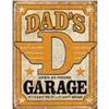 Image 1 : Dad's Garage Metal Sign