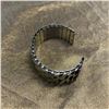 Image 2 : Modern Viking Gunmetal Fish Scale Cuff Bracelet