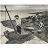 Image 1 : Vintage c1920â€™s Half-tone Print, #567F The Poor Fisherman