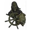 Image 1 : Signed Original Pirate Sea Captain Bronze Wall Hanging Sculpture
