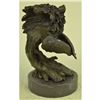 Image 7 : Bear With Fish Catch, Fishing Lodge Bronze Sculpture