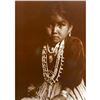 Image 1 : Young Navajo Native American Girl Sepia-Tone Photo Print