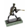 Image 2 : Modern Baseball Bronze Sculpture, Sports Team Trophy