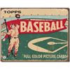 Image 1 : Topps Baseball Cards Vintage Style Metal Sign