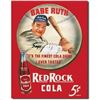 Image 1 : Babe Ruth/Red Rock Kola Metal Pub Bar Sign