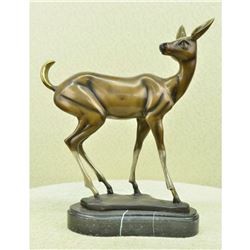 After Moigniez, Little Fawn Bronze Sculpture