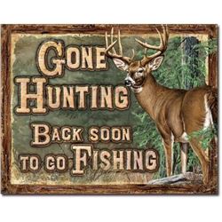 Vintage Style Decorative Hunt Room, Pub Bar Metal Sign