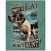 Image 1 : Hunting Dog Game Room Pub Bar Metal Sign