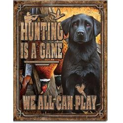 Hunting Dog Game Room, Pub Bar, Man Cave Metal Sign