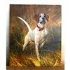 Image 2 : 20thc Hunting Dog Oil Painting