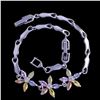 Image 1 : Multi-colored Spring Flower Bracelet