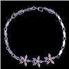 Image 2 : Multi-colored Spring Flower Bracelet