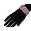 Image 6 : Iridescent Rhinestone & Golden Crystal Bracelet