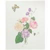 Image 1 : Limited Edition Print, Floral Bouquet and a Buckeye Butterfly
