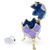 Image 3 : Russian Royal Swan Trinket Jewel Box Egg