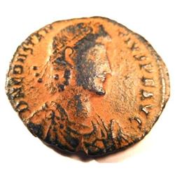 Bronze Coin of Constantius Gallus ( 351-354 A.D.)