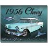 Image 1 : Chevy 1956 Bel Air Metal Garage Pub Bar Decorative Metal Sign