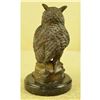 Image 3 : Perched Owl Bronze Sculpture