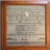 Image 1 : Early 19thc Framed Needlework Sampler