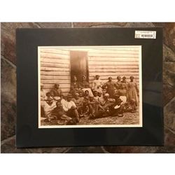 African American History, Civil War South Carolina Plantation Slaves Sepia Tone Photo Print