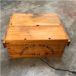 Large Reproduction Augusta Arsenal Civil War Ammo Box