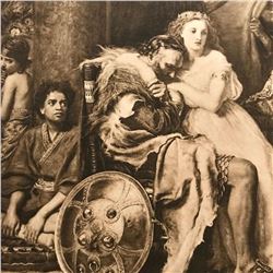 After Millais, 19thc Photgravure Print, Jephthah's Daughter