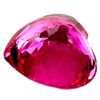 Image 4 : 30.2ct. Raspberry Pink Topaz Heart Shaped Gemstone