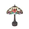 Image 2 : Tiffany-style Stained Glass Floral Table Lamp